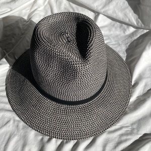 Nine West Brimmed Hat Black and White